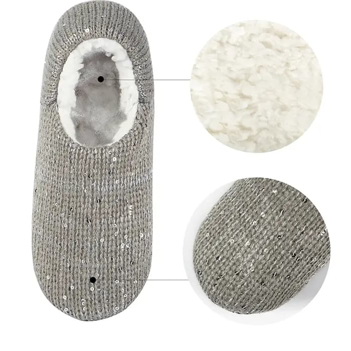 Chaussons en peluche non ald doux et confortables pour femmes