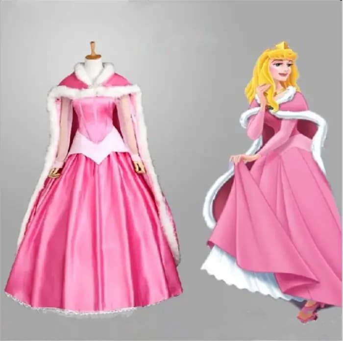 Robe de princesse Aurore rose pour adultes, vêtements de cosplay Anime, la beauté au bois dormant, GelStage Performance Wear, Dam Py Playing