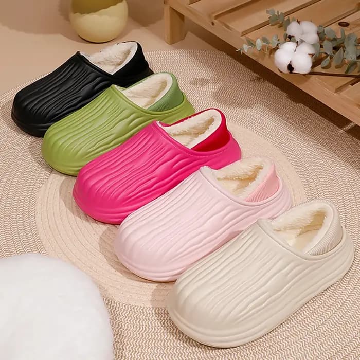 Pantoufles d'hiver en coton pour femmes et hommes