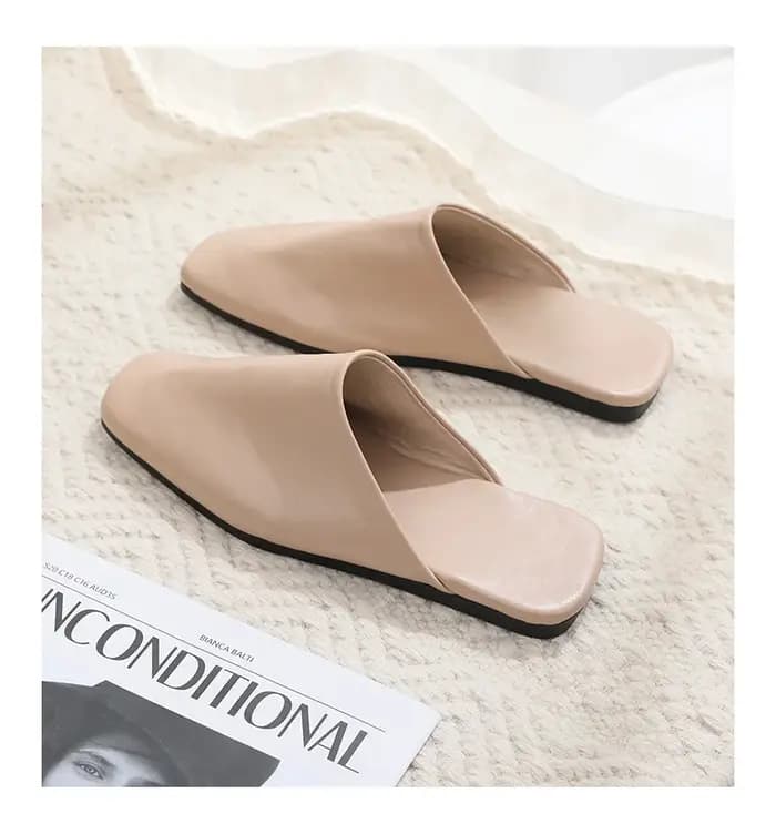 Chaussures de maison en cuir de mouton pour femmes, pantoufles de haute qualité, coordonnantes, orte