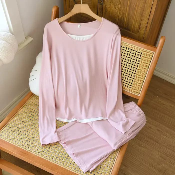 Ensemble de pyjamas pour femmes deux pièces vêtements de nuit