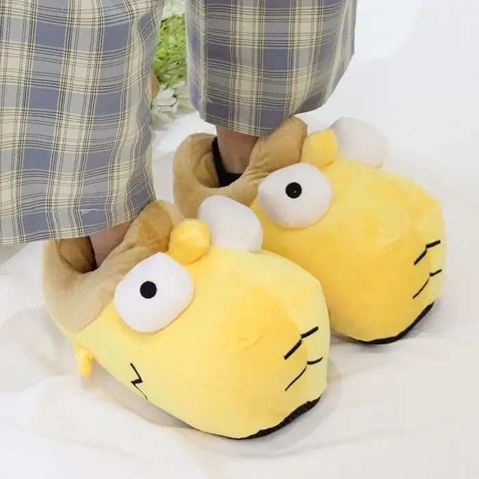 Pantoufles en peluche chaudes The Simpsons