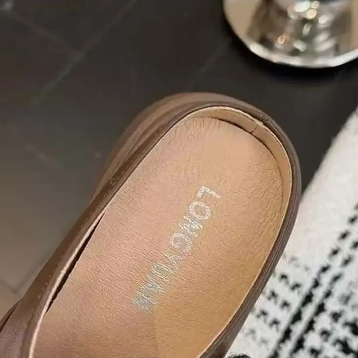 Sandales décontractées rétro en PVC pour femme