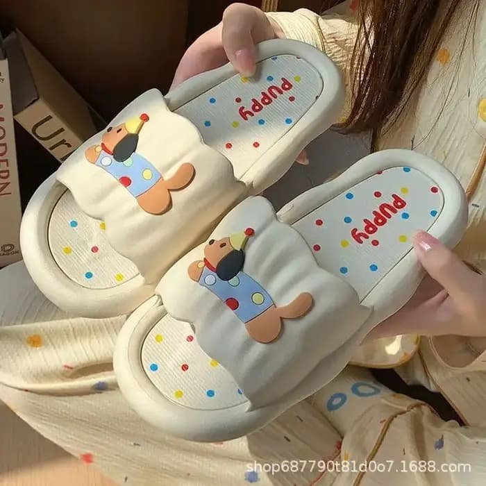 Pantoufles de Hot Dog de dessin animé pour femmes