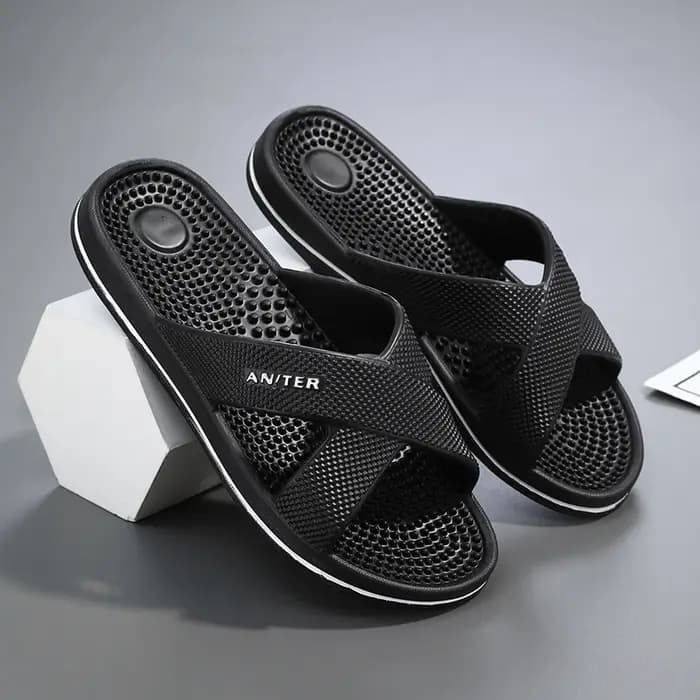 Taille 48 pantoufles de Massage hommes été intérieur maison salle de bain bain semelle points d'acup