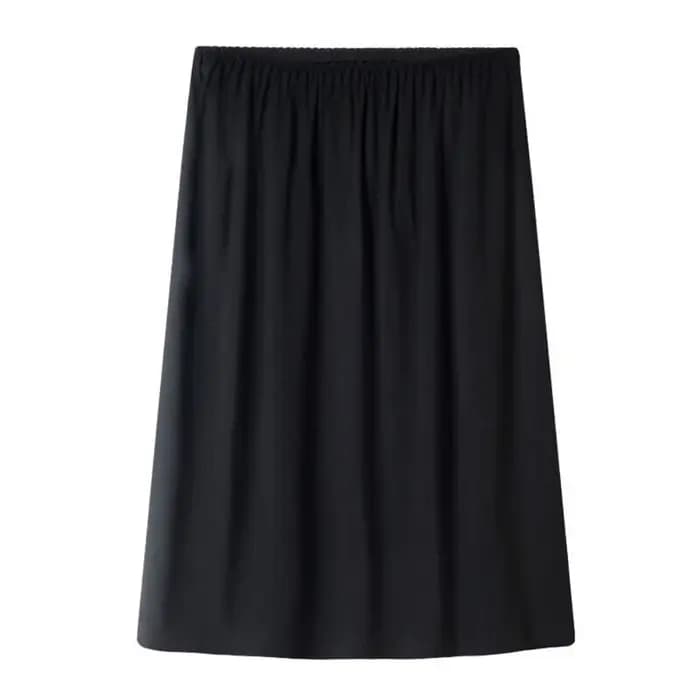 Jupon en satin pour femme, sous-robe, demi-jupon, lingerie
