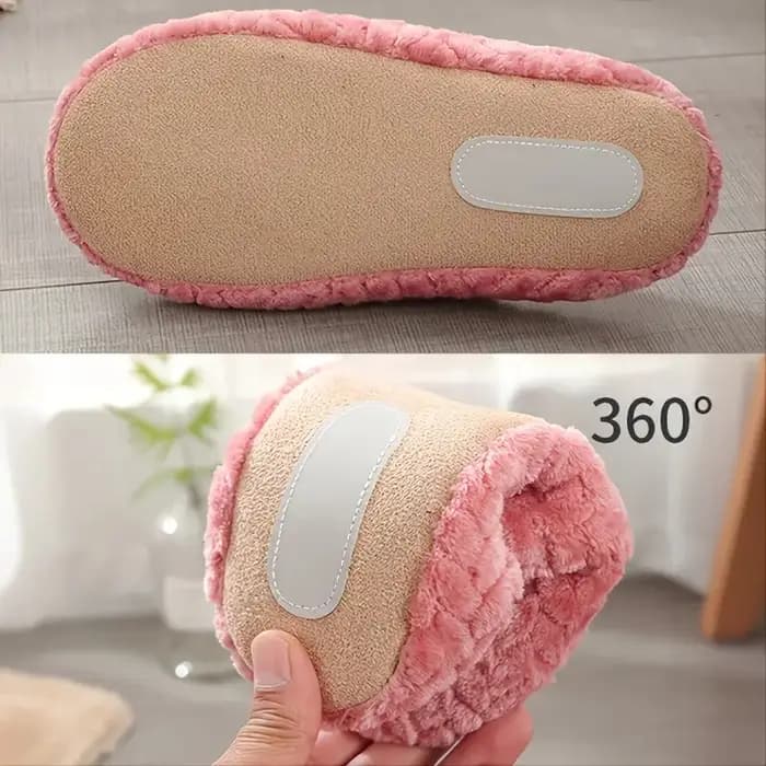 Pantoufles de maison moelleuses unisexes