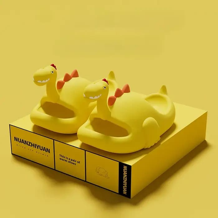 Pantoufles de dinosaure pour femmes