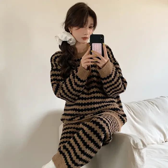 Pyjama épais pour femme