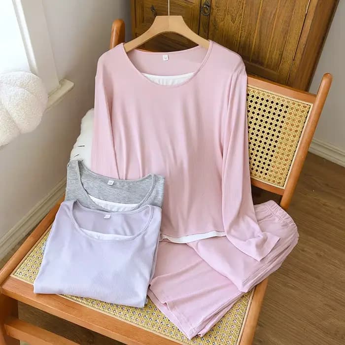 Ensemble de pyjamas pour femmes deux pièces vêtements de nuit