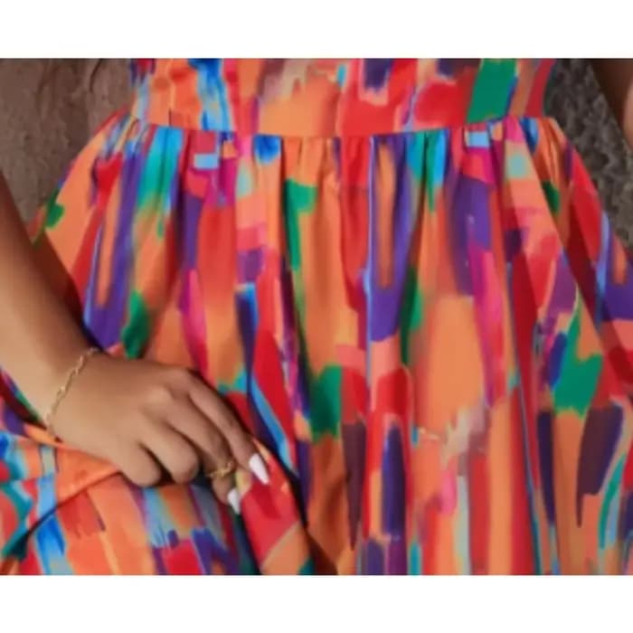 Robe trapèze décontractée sans manches pour femmes