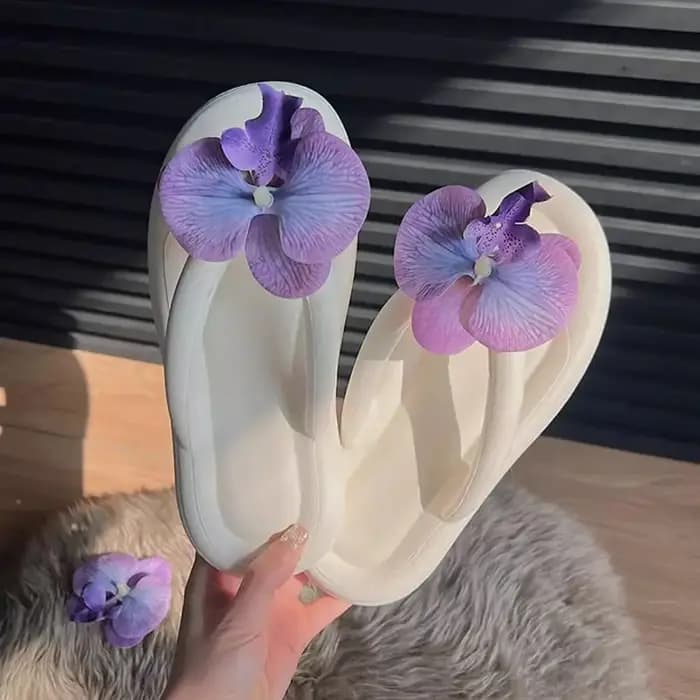 Nouvelles tongs EVA antidérapantes d'été à motif chevrons