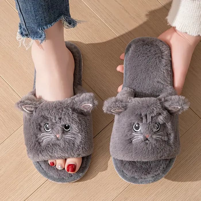 Nouvelles pantoufles moelleuses unisexe pour femme et fille