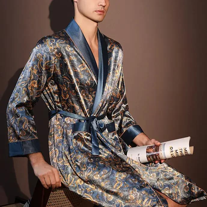 Peignoir fin pour hommes