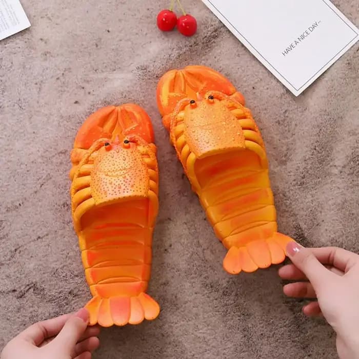 Pantoufles de homard antidérapantes décontractées