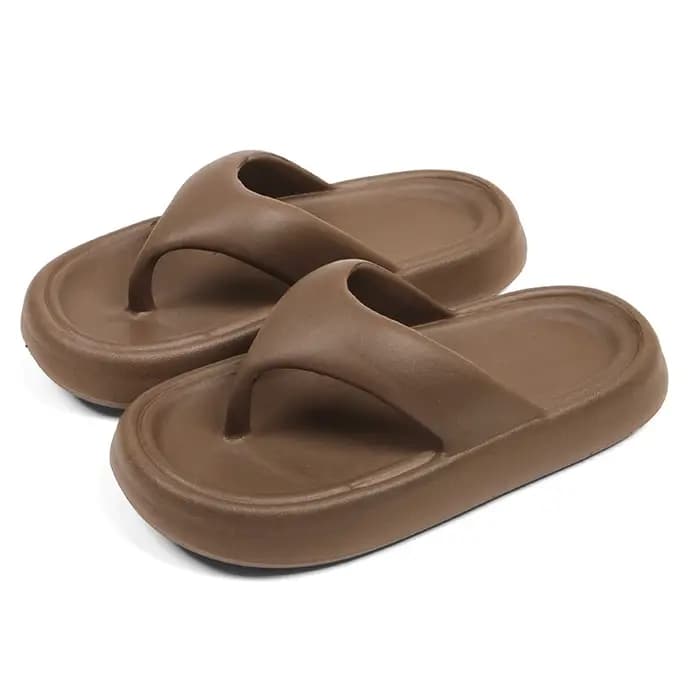 Tongs élégantes pour femmes avec sensation de marche sur un nuage