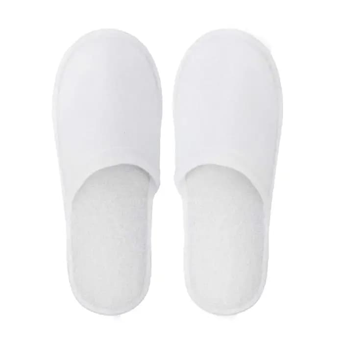 Pantoufles de spa en peluche brossée pour hommes et femmes