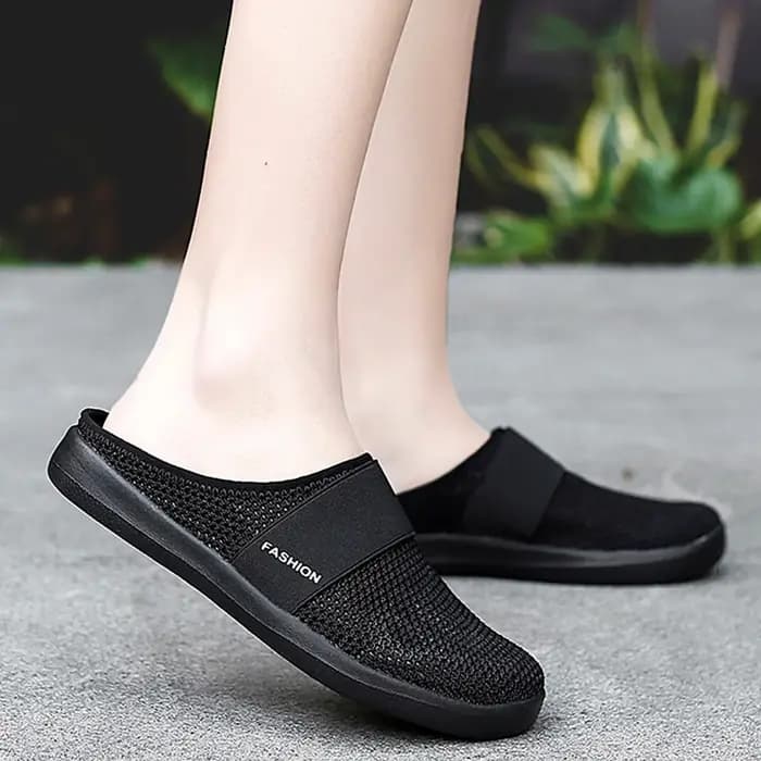 Chaussures Plates Demi-Pantoufles Confortables pour Femme