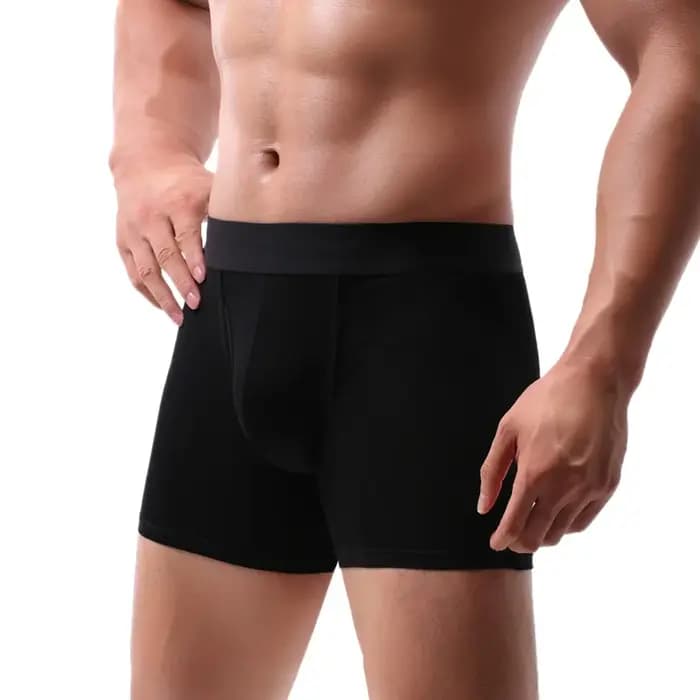 Boxers pour hommes, sous-vêtements à haute élasticité