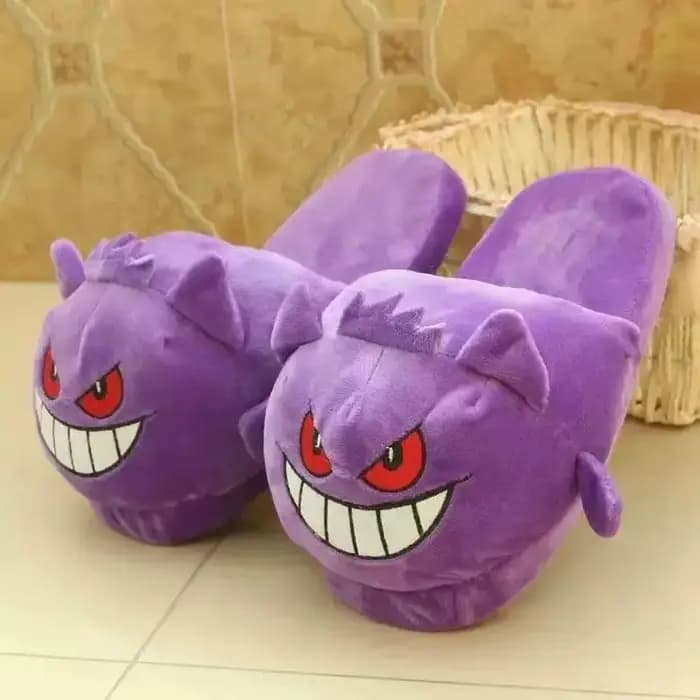 Nouvelles pantoufles en peluche Gengar
