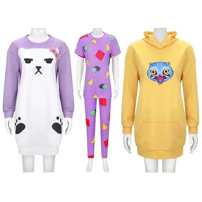 Mira Rumi Zoey pyjamas vêtements de nuit Costume de Cosplay pyjama tenues de fête Halloween pour jeu de rôle femmes filles