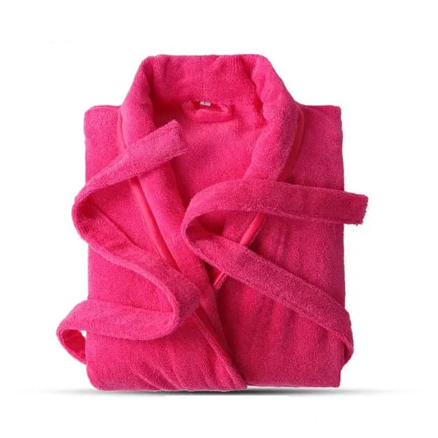 Peignoir en éponge douce pour hommes et femmes