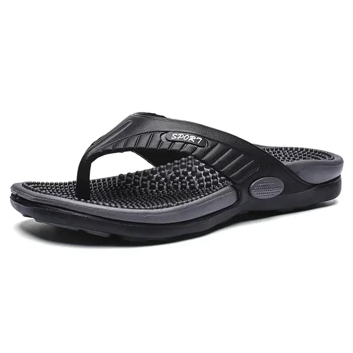 Grande taille 46 hommes pantoufles Massage tongs pour hommes été chaussures de plage respirant sanda
