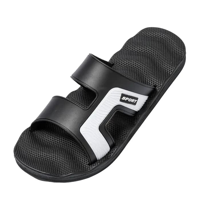 Pantoufles décontractées à rayures pour hommes, nouvelles sandales d'été, tongs classiques à la mode