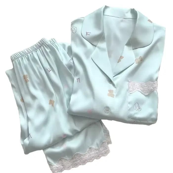 Pyjama imprimé ours pour femme