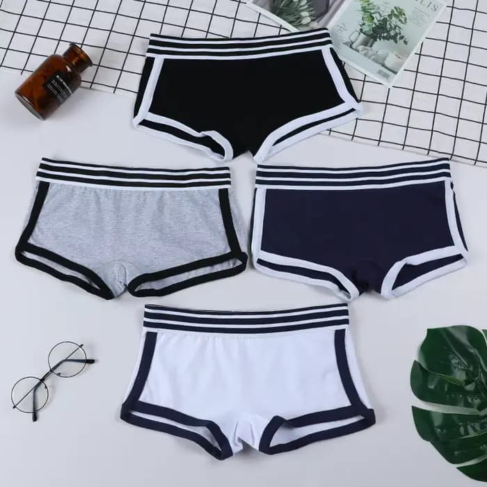 Culotte boxer taille basse pour femme