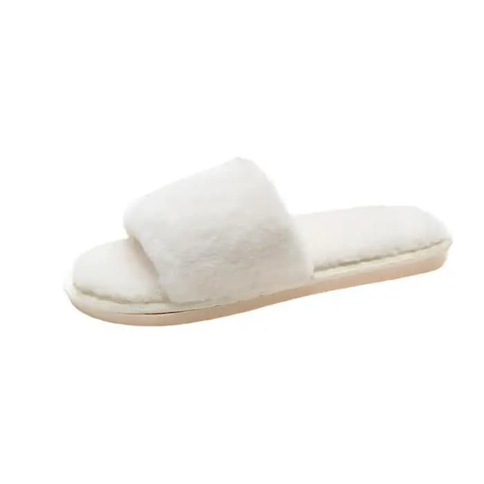 Chaussures antidérapantes hiver pantoufles en peluche