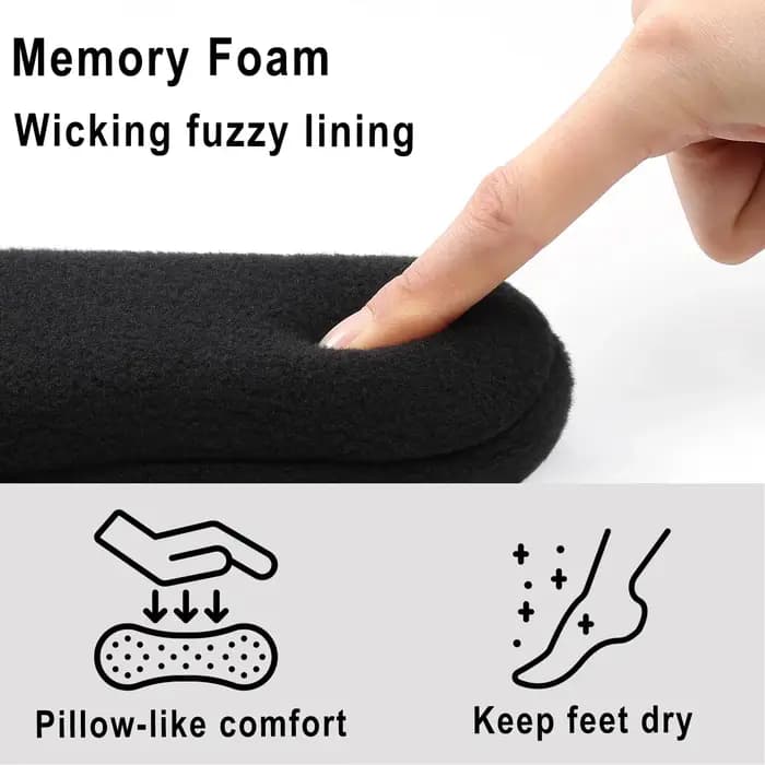 Litfun Teddy polaire chaussons pour femmes semelle en caoutchouc anti-dérapant maison diapositives chaud intérieur