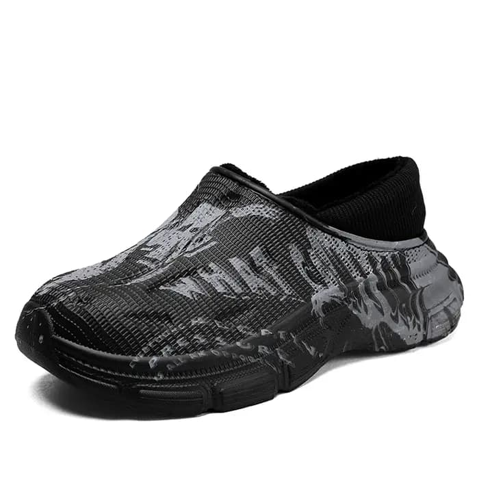 Pantoufles en coton pour hommes, nouveau Style d'automne et d'hiver, chaussures en coton à semelles