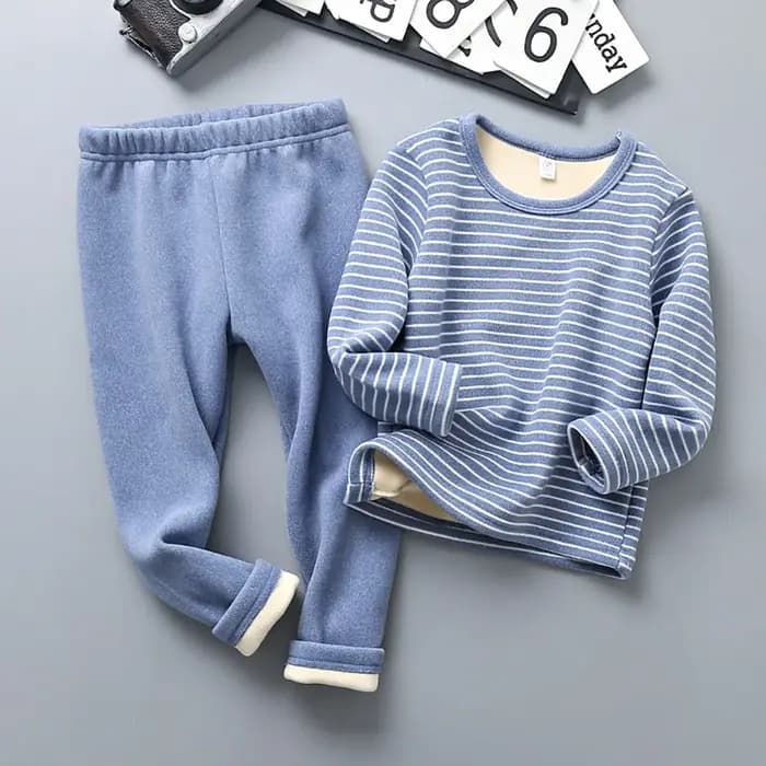 Ensemble de pyjama pour enfants doublé en peluche