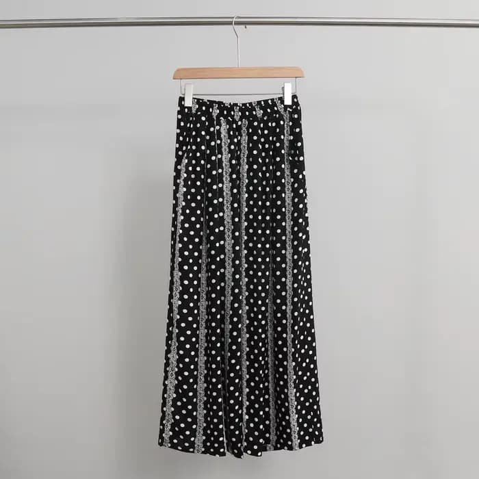 Pantalón Pijama Mujer coton rayonne vêtements de nuit pantalon femmes ample printemps automne vêteme