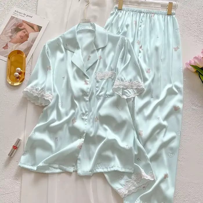 Pyjama imprimé ours pour femme