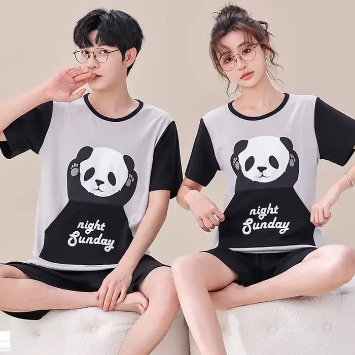Pyjama d'été pour les amoureux