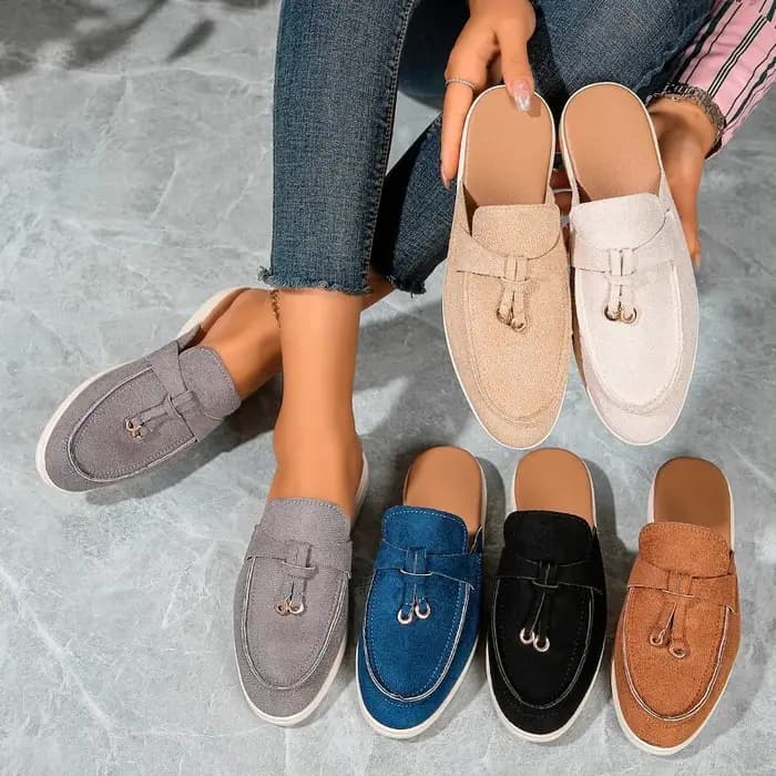 Lofu – chaussures rétro en flanelle douce pour femmes