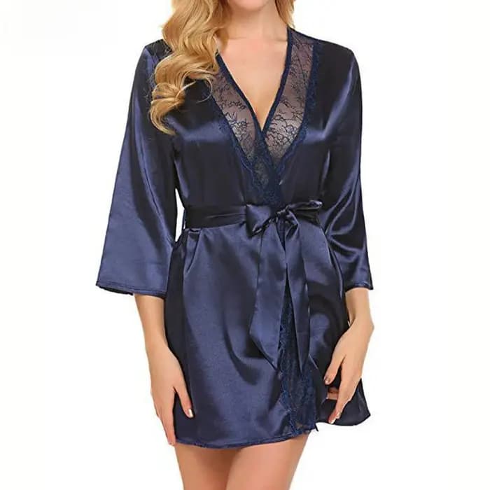 Chemise de nuit à manches longues pour la maison