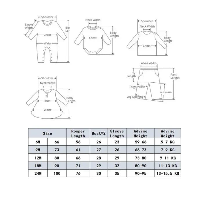 Barboteuse pyjama unisexe en coton pour bébé fille et garçon
