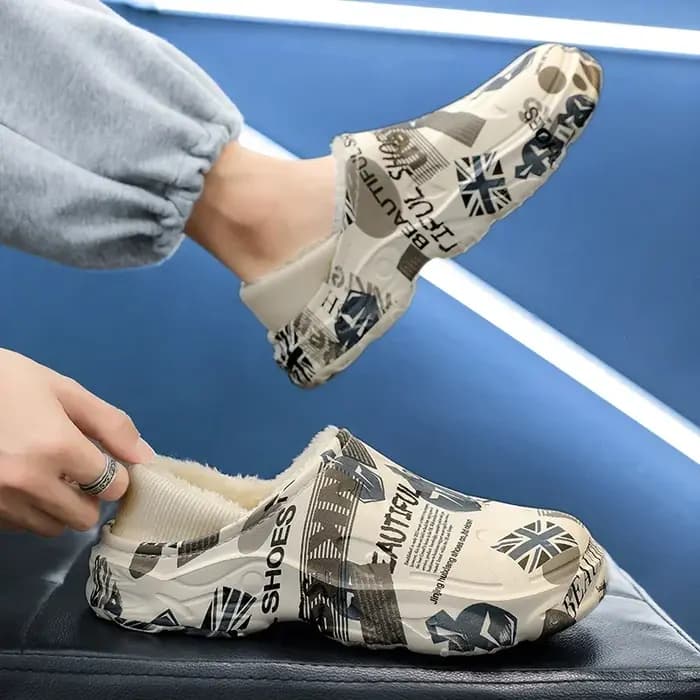 Pantoufles d'hiver en coton pour hommes et femmes