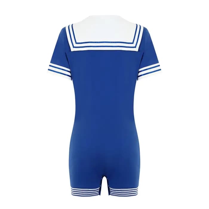 Pyjama Combinaison Homme Style Marin Col