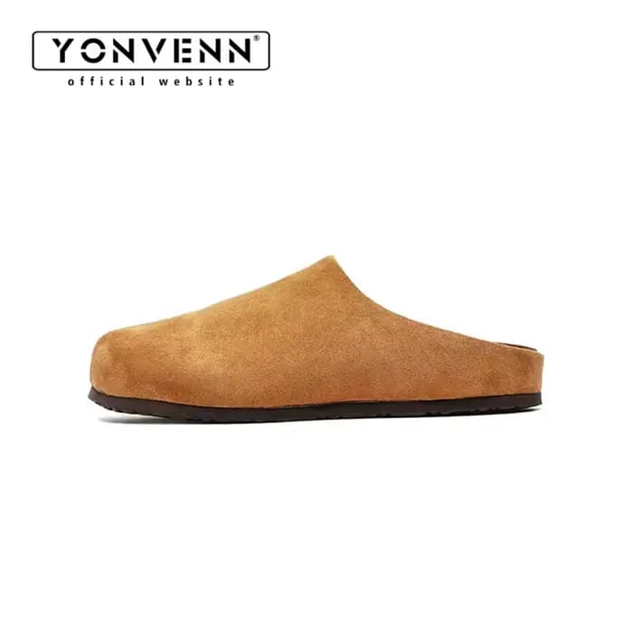 Original2025 été nouveau Birken pantoufles pour hommes Premium gris Style minimaliste Cleanfit vache daim extérieur sandales de plage