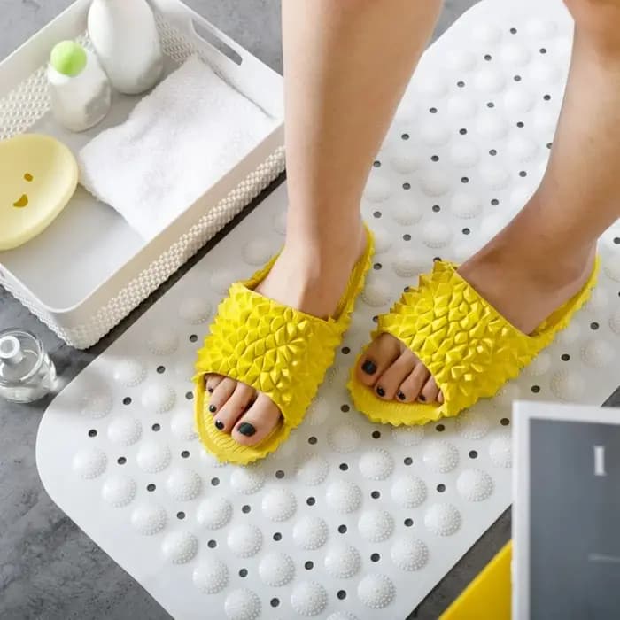 Décontracté drôle créatif Durian pantoufles anti-dérapant maillots de bain appartements