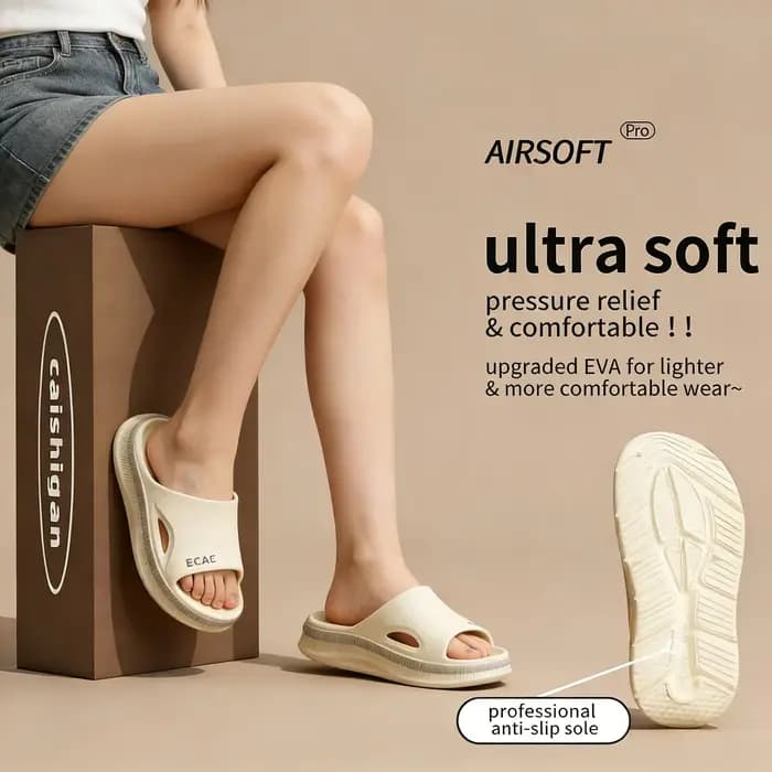 Chaussons d'intérieur et sandales d'été à plateforme pour femme