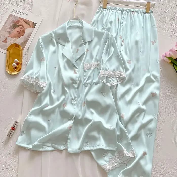 Pyjama imprimé ours pour femme