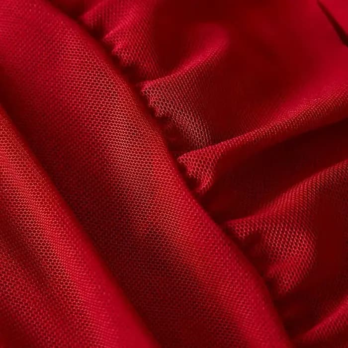 Nouvel ensemble de lingerie pour femmes, robe de nuit en dentelle rouge