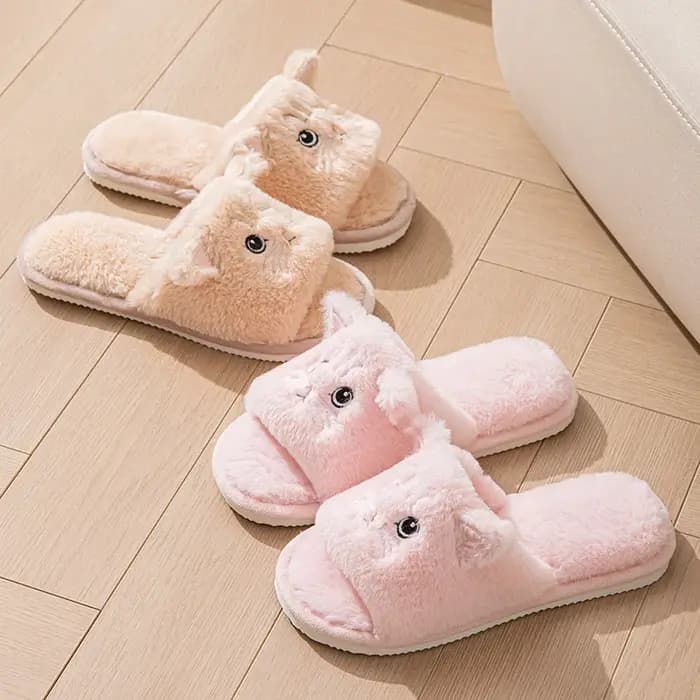 Nouvelles pantoufles moelleuses unisexe pour femme et fille