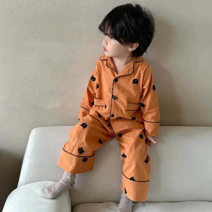 Ensemble de pyjama imprimé dessin animé pour enfants