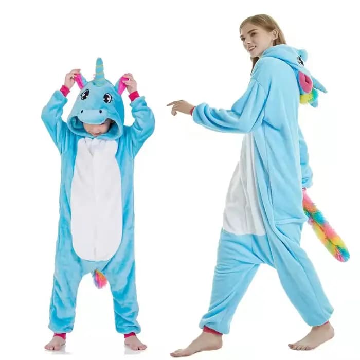 Pyjama combinaison animal de dessin animé en flanelle